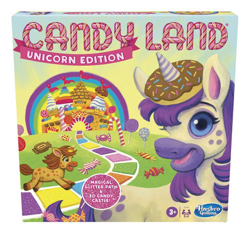 Candy Land Unicorn Edition Juegos Para Niños Pequeños, Jugue