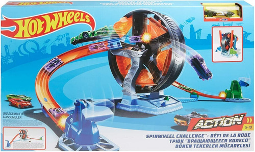 Hot Wheels Pista Desafio De La Rueda  Mattel Giros Extremos