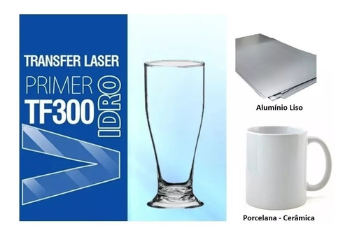 Transfer Laser Primer Promotor De Aderência Vidro Porcelana