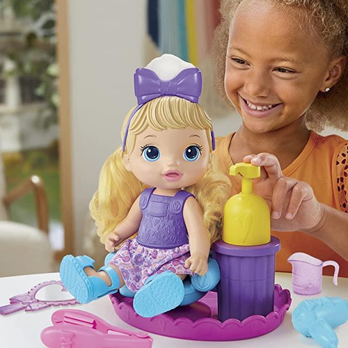 Boneca Baby Alive Sudsy Styling Loira Hasbro
