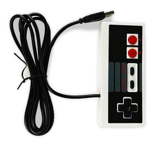 Controlador USB vintage para Super Nintendo Nes y PC