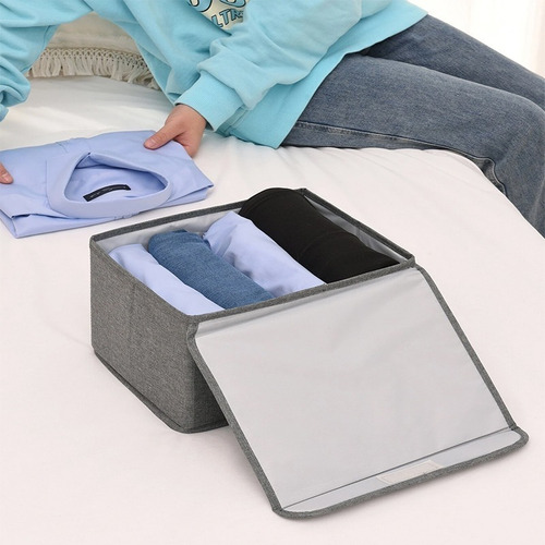 Caja De Organización Y Almacenamiento Con Tapa Plegable