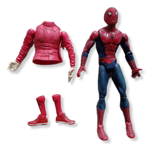 Spider-man Luchador Wrestler Tobey Maguire Toy Biz 2002