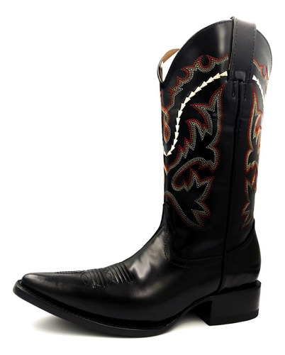 Botas Pistolero Camaleon Negro Lady Chih