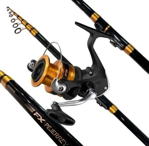 Combo Shimano Fx Pejerrey 4.10 Telescopico