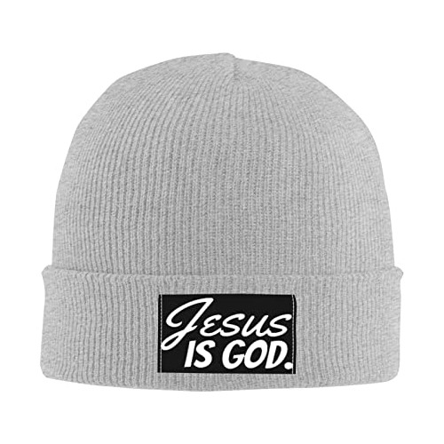 Kkaingg Jesus Is God - Christian Beanie Sombreros Hombres Go