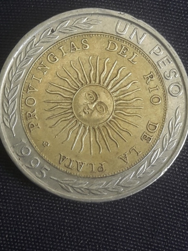 Moneda De Un Peso Eronea Argentina
