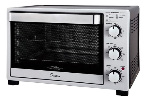Imagen 2 de 3 de Horno de mesa eléctrico Midea TO-M240SAR1 40L silver 220V