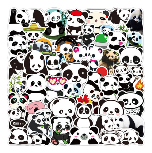 Adesivos De Desenhos Animados De Panda Para Crianças