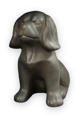 Figura De Perro Color Negro Decoracion