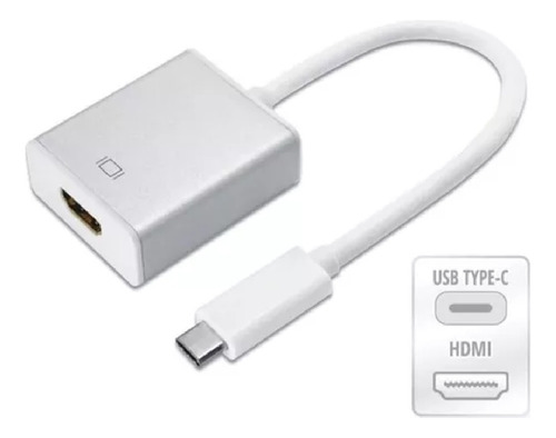 Adaptador Conversor Usb 3.1 Tipo C A Hdtv Ideal Notebook