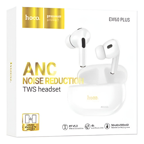 Audífono Bluetooth Tws Hoco. Ew60 Plus Anc