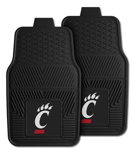 Fanmats  Cincinnati Bearcats - Juego De 2 Alfombrillas De V.