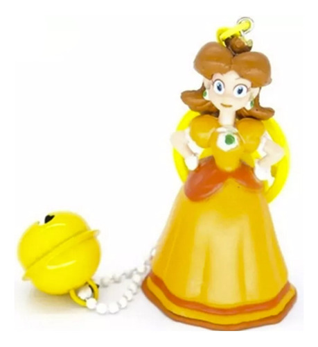 Llavero Princesa Daisy Super Mario Bros Cascabel Peach