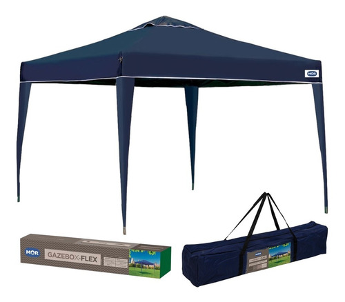 Tenda Praia Sanfonada Gazebo 3x3 Articulado Barraca Feira