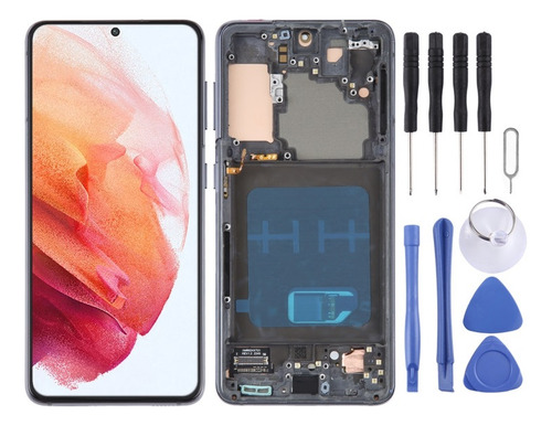 Tela Oled Com Moldura Para Samsung Galaxy S21 5g 6.2