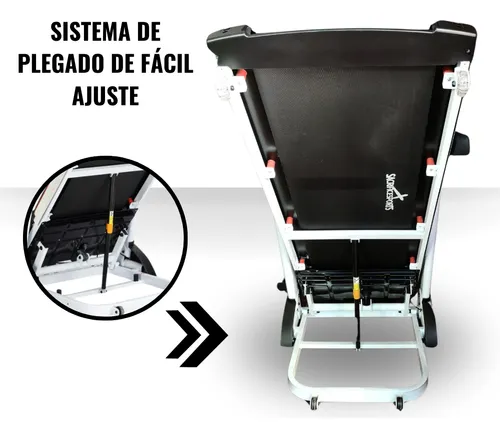 Trotadora A4, Con Inclinación Automática Motor 3hp Lcd Mp3