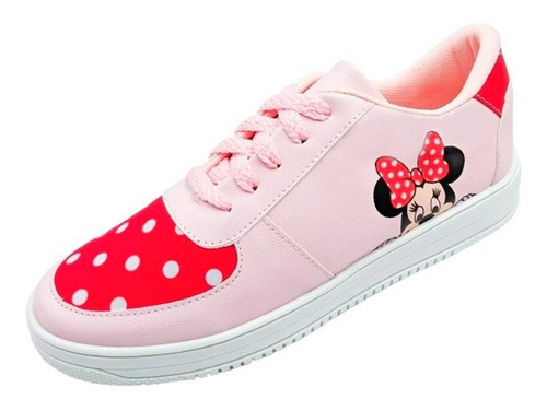 Tenis Mimi Ratoncita Micky Choclo Deportivo Niña 300-r Rosa