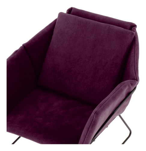 Sofá De Casa De Muñecas En Miniatura, Sillón, Púrpura