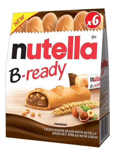 Nutella B-ready Nutella  chocolate con hazelnut 132 g