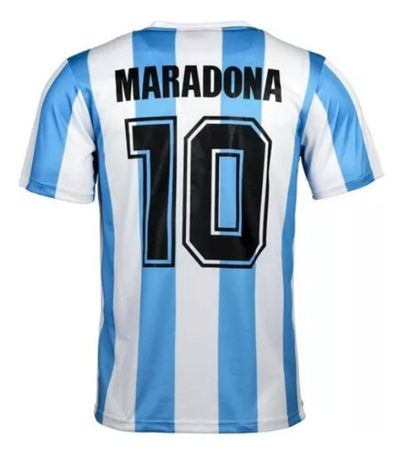 Camiseta De Fútbol Conmemorativa Maradona Retro Argentina