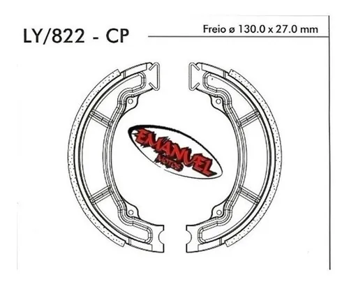 Zapata De Freno Frasle Ly822 Suzuki T 125 Stinger