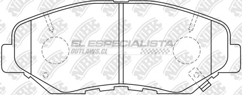 Pastillas De Freno Honda Stepwgn 2.0 2009 Nibk Delantera