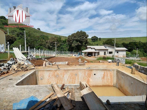 Linda Chácara Em Fase De Acabamento Com Escritura, 01 Suíte, Próxima Da Cidade, Internet, À Venda, 500 M² Por R$ 390.000 - Zona Rural - Pinhalzinho/sp - Ch0870