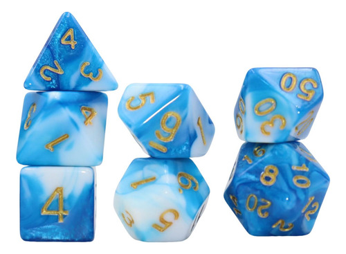 3 X 7 Piezas De Juegos De Mesa De Dados Poliédricos