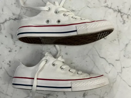 All star blancas niño sale