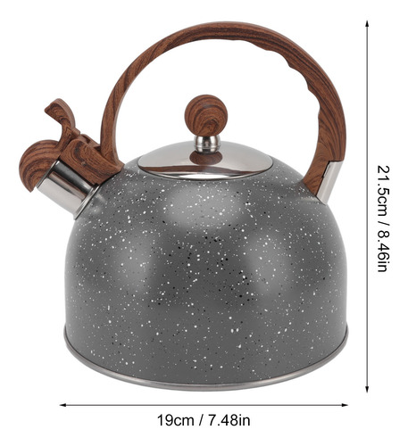 Whistling Kettle 2.5l Capacidad De Acero Inoxidable Tetera