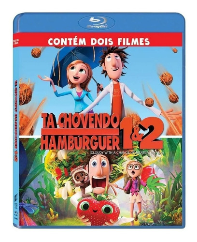 Blu-ray Duplo Tá Chovendo Hambúrguer 1 & 2 - Lacrado