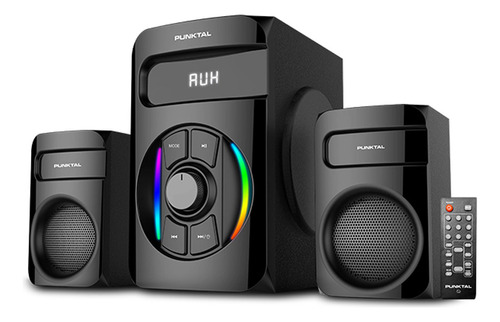 Home Theater Punktal Pk-ht95 2.1 Bt Usb Con Subwoofers Dimm