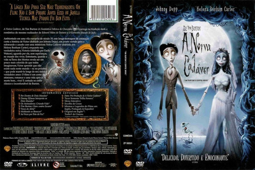 A Noiva Cadaver Tim Burton Dvd Original Lacrado