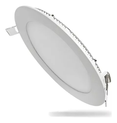 Packx3 Foco Panel Plafon Embutido Redondo Led 12w Blanco