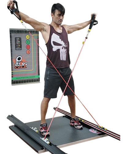 Imagem 1 de 5 de Estação De Exercícios Com Carga Por Elásticos - Flex Board