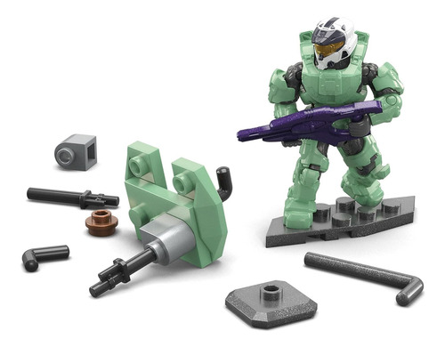 Figura De Acción De Mega Bloks Bazaar Battleground Halo Infi