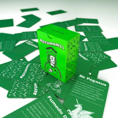Imagen 3 de 5 de Refumanyi Juego De Cartas Para Fumar-previa