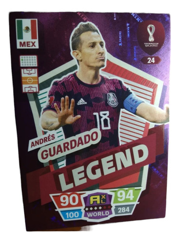 Adrenalyn Qatar 2022 Panini Andres Guardado Legend