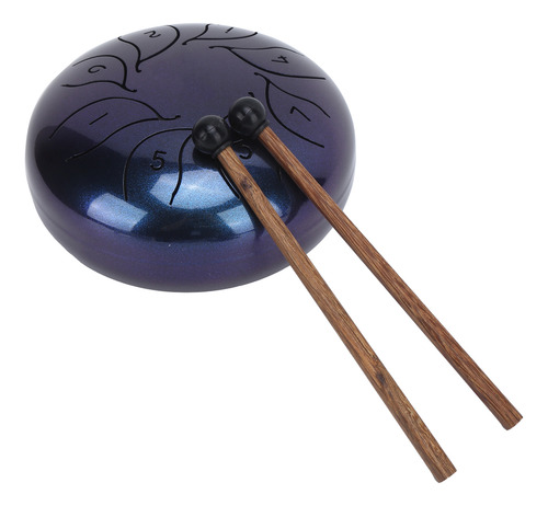 Tongue Drum Metal Pan Tank Handpan De 5.5 Pulgadas De Percus