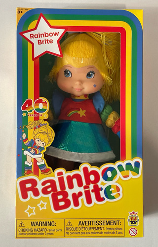 Arcoiris Rainbow Brite Muñeca 30cms The Loyal Subjects 2023 (Usado)