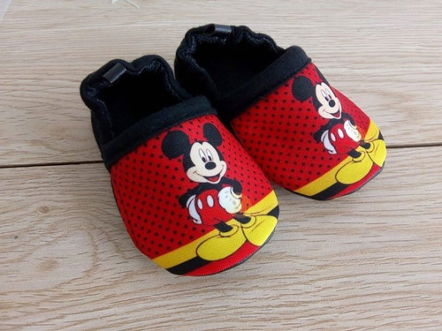Zapatos Babuchas Bebe Niña Suela Andeslizante Mickey