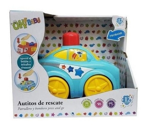 Auto De Rescate Press And Go Ok Baby Distribuidora Lv