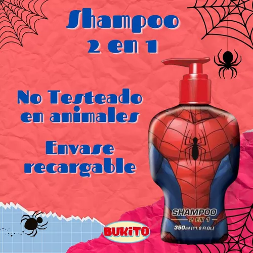 Marvel Spiderman Shower Gel & Shampoo 2 in 1 (11.8 oz 350 ml