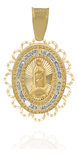 Medalla Dije Virgen Espíritu Santo Oro 10k Bautizo Comunion 