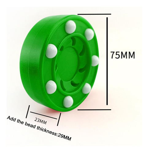 4 Equipo De Entrenamiento De Rodillos De Los 7.5x2.5cm Verde