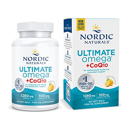 Omega 3 Nordic Naturals Ultimate 1280 Mg + Coq10 60 Cap