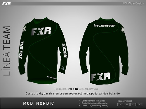 Jersey  Fxr Mtb Mod. Team Nordic