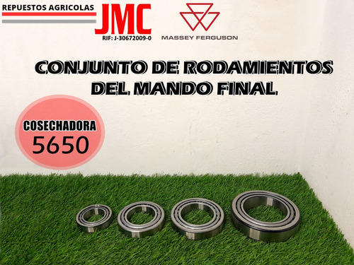 Conjunto De Rodamientos Del Mando Final Cosechadora 5650