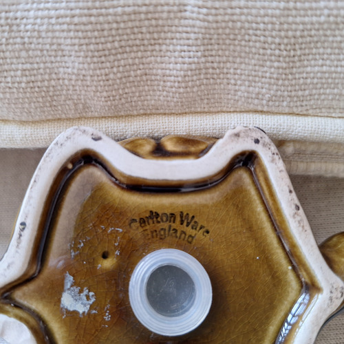 Salero Inglés Vintage Coleccionable En Forma De Tortuga (Usado)